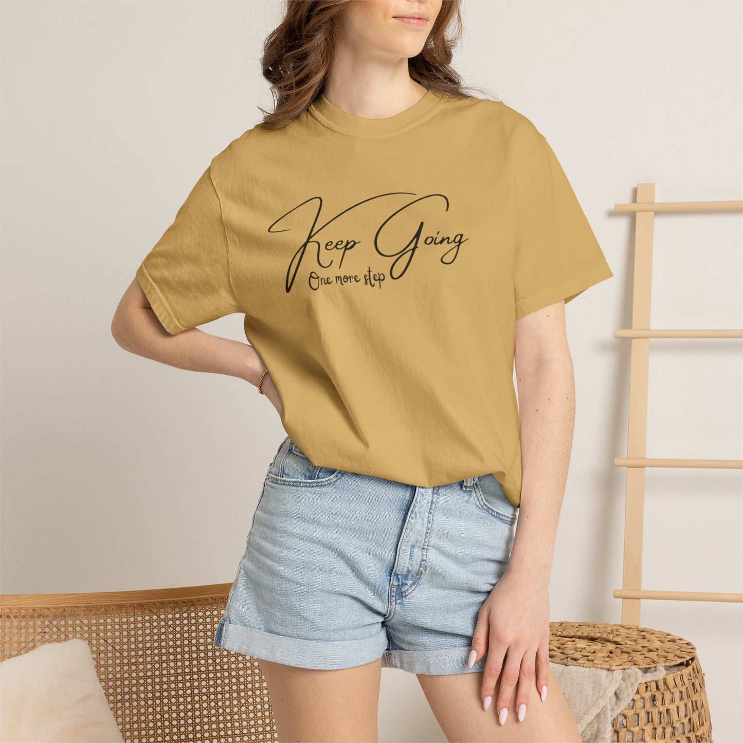 Keep Going, One More Step – Motivational T-Shirt