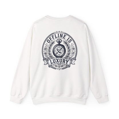 Embroidered Minimalist Sweatshirt – Premium Cotton Crewneck | Slow Living Streetwear