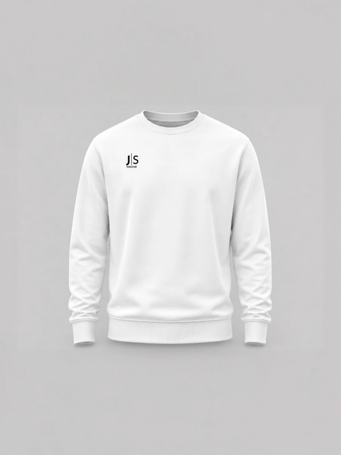 Embroidered Minimalist Sweatshirt – Premium Cotton Crewneck | Slow Living Streetwear