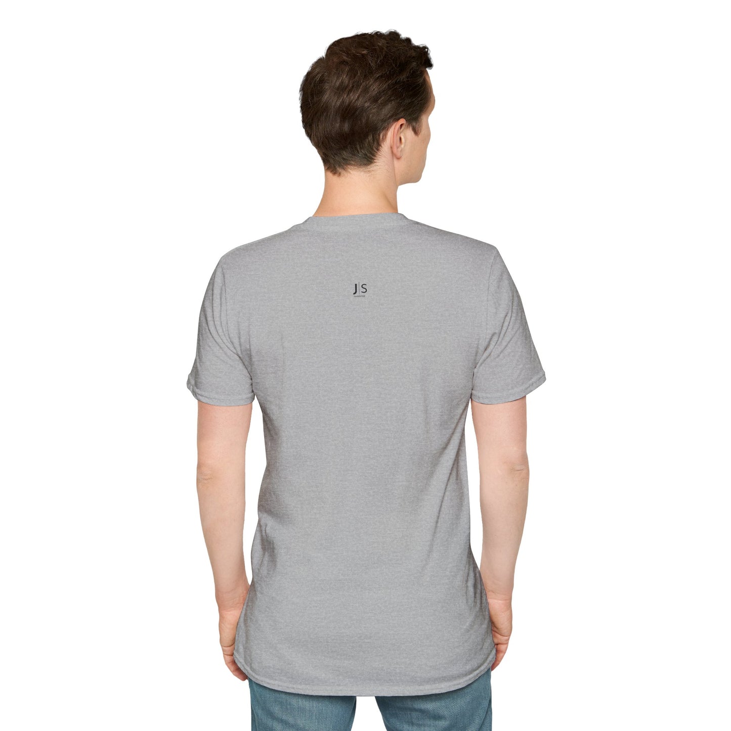grey-t-shirt with Go Wherever You Want quote floral design inspirational casual outfit aesthetic gift idea