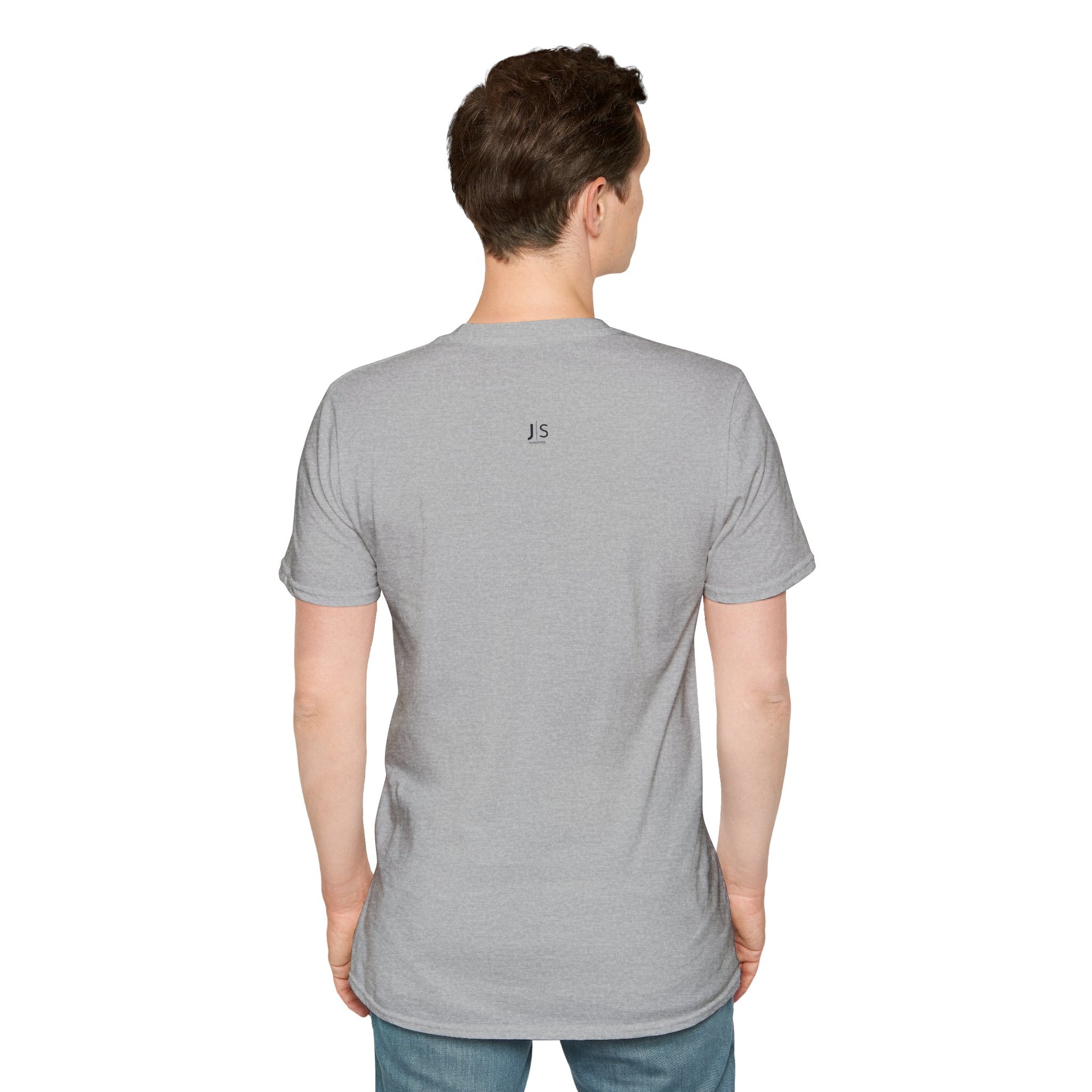 grey-t-shirt with Go Wherever You Want quote floral design inspirational casual outfit aesthetic gift idea