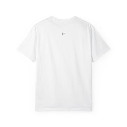 White Comfort Colors t-shirt with Keep Going One More Step script quote, motivational gift for runners and gym lovers