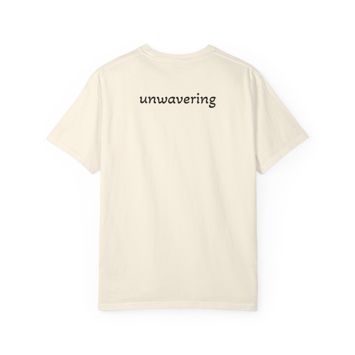 Oversized ivory streetwear shirt featuring dramatic monochrome face print