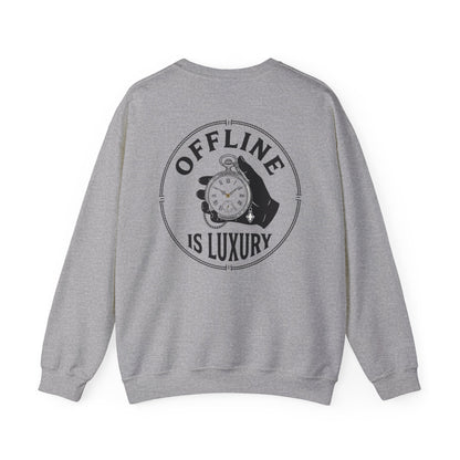 Embroidered Minimalist Sweatshirt – Premium Cotton Crewneck | Slow Living Streetwear