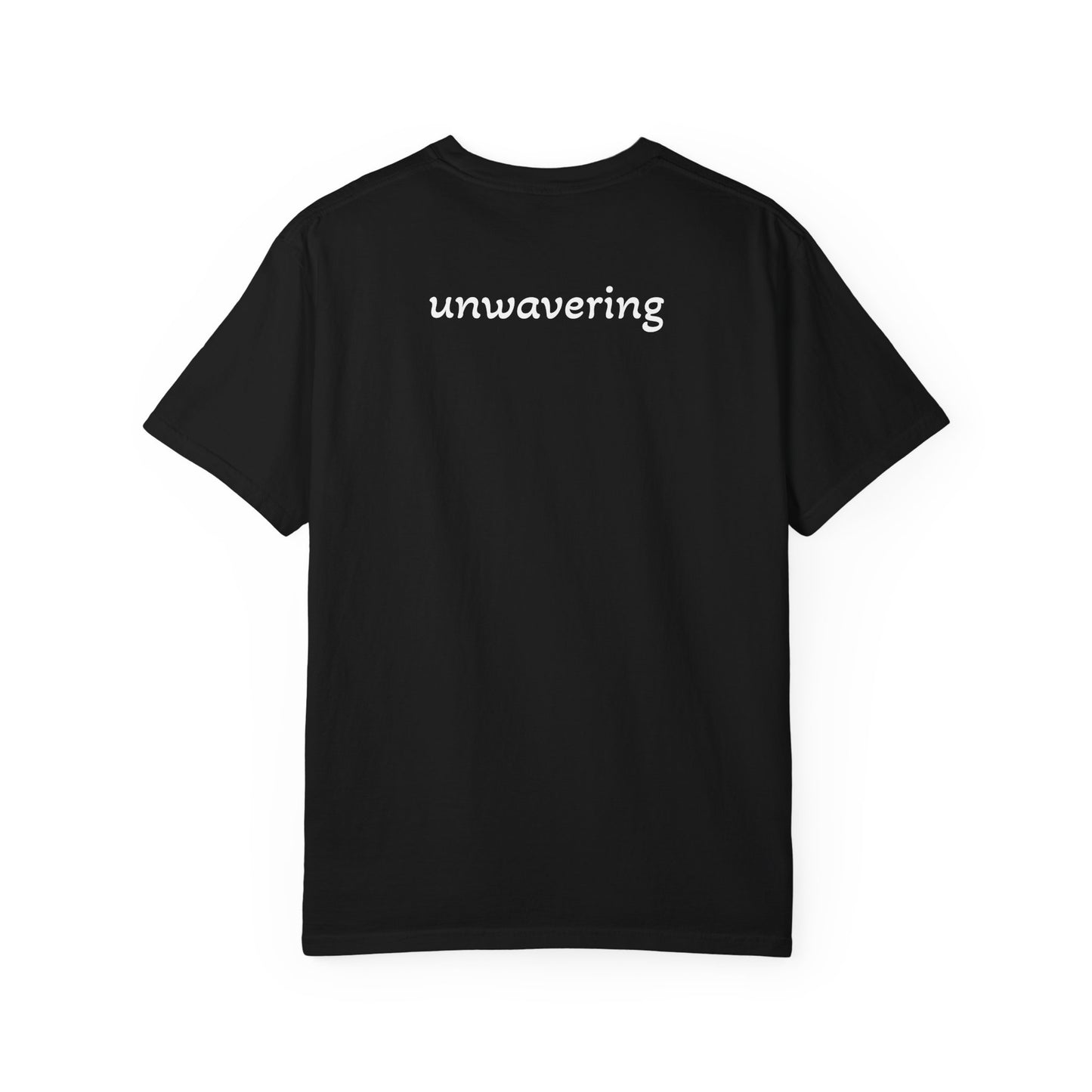 ark aesthetic graphic tee with intense black and white portrait artwork