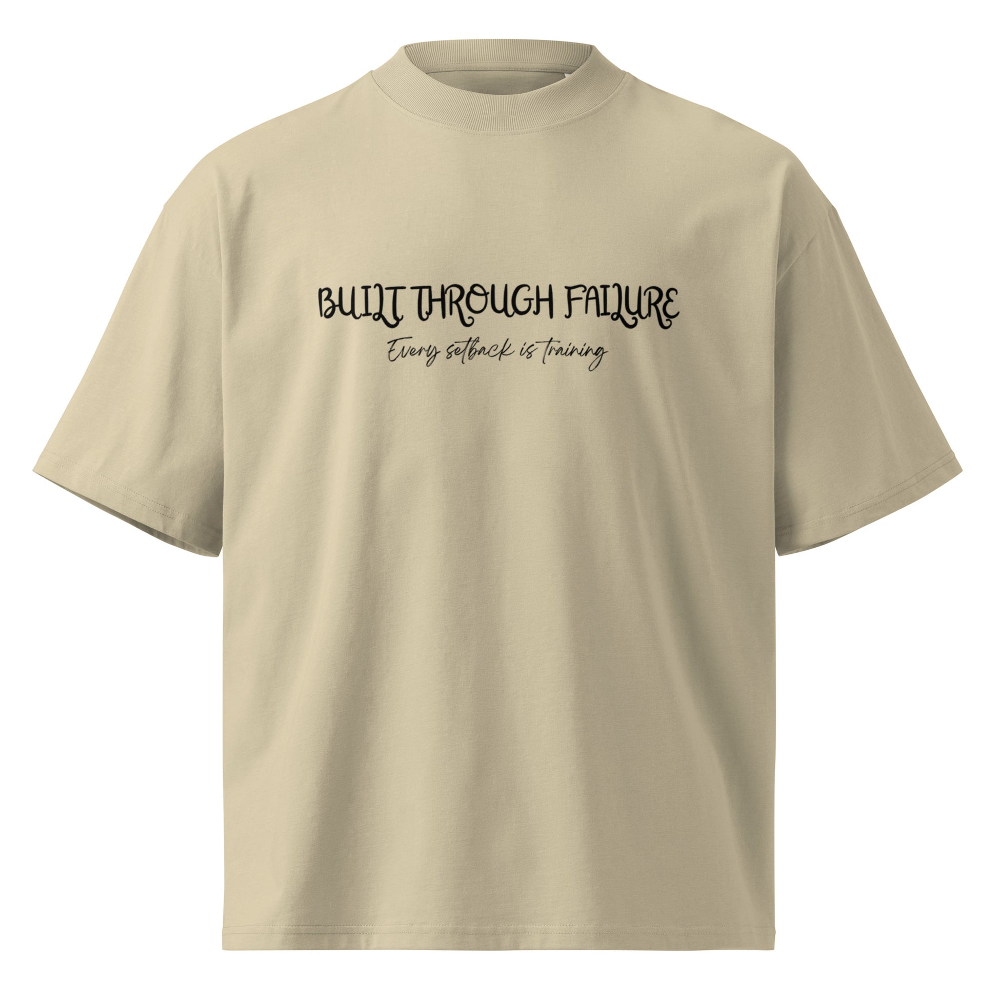 stone organic oversized high neck t-shirt with front graphic print, unisex streetwear gift