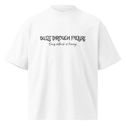 White organic oversized high neck t-shirt with front graphic print, unisex streetwear gift